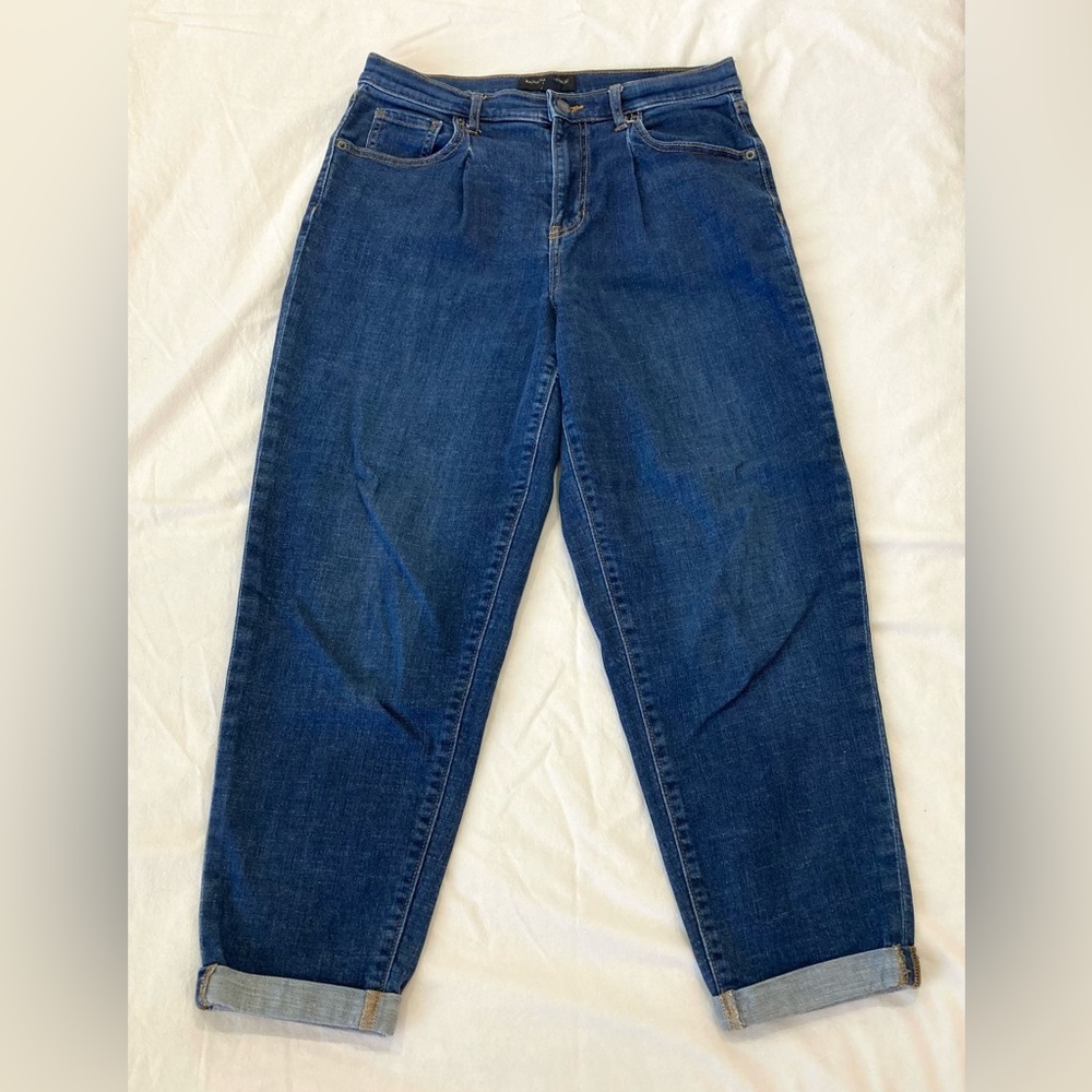 Banana Republic high rise pleated balloon ankle jeans 6 / 28